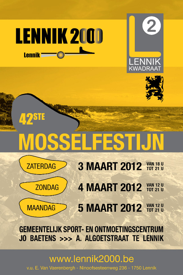 affiche Mosselfeest 2012 - vergroot