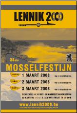 affiche Groot LENNIKs Mosselfeest 2008