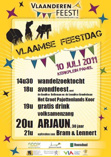 Affiche Vlaamse Feestdag / 11-juliviering 2011
