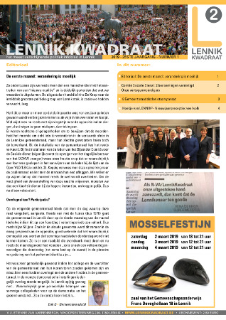 Infoblad 2019/1, FEBRUARI