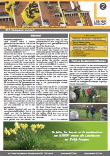 Infoblad 2012/05, APRIL